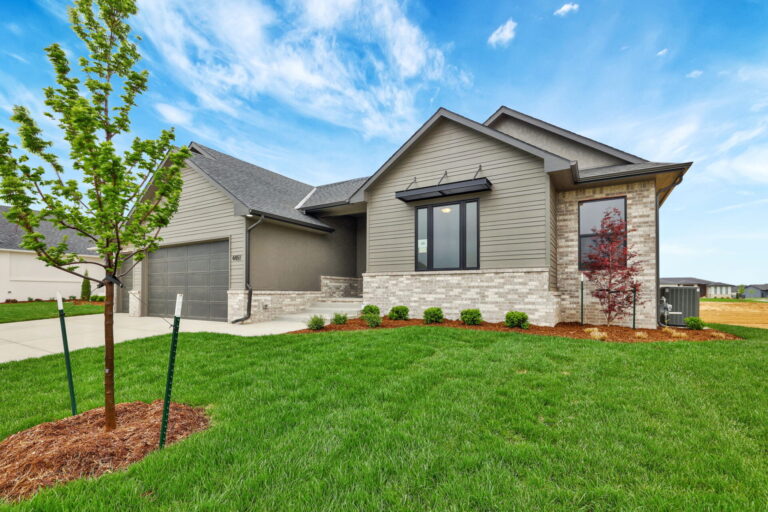 Street view of a York home plan