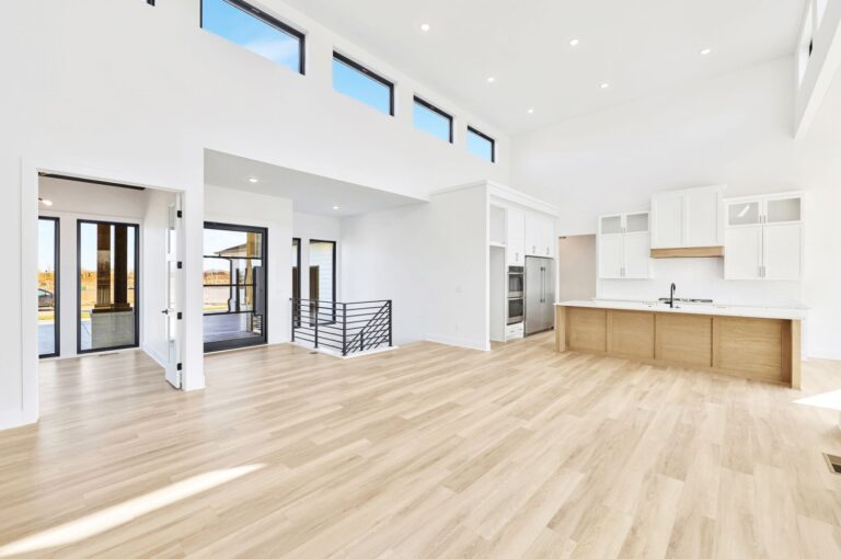 The expansive floorspace of a PGH custom home