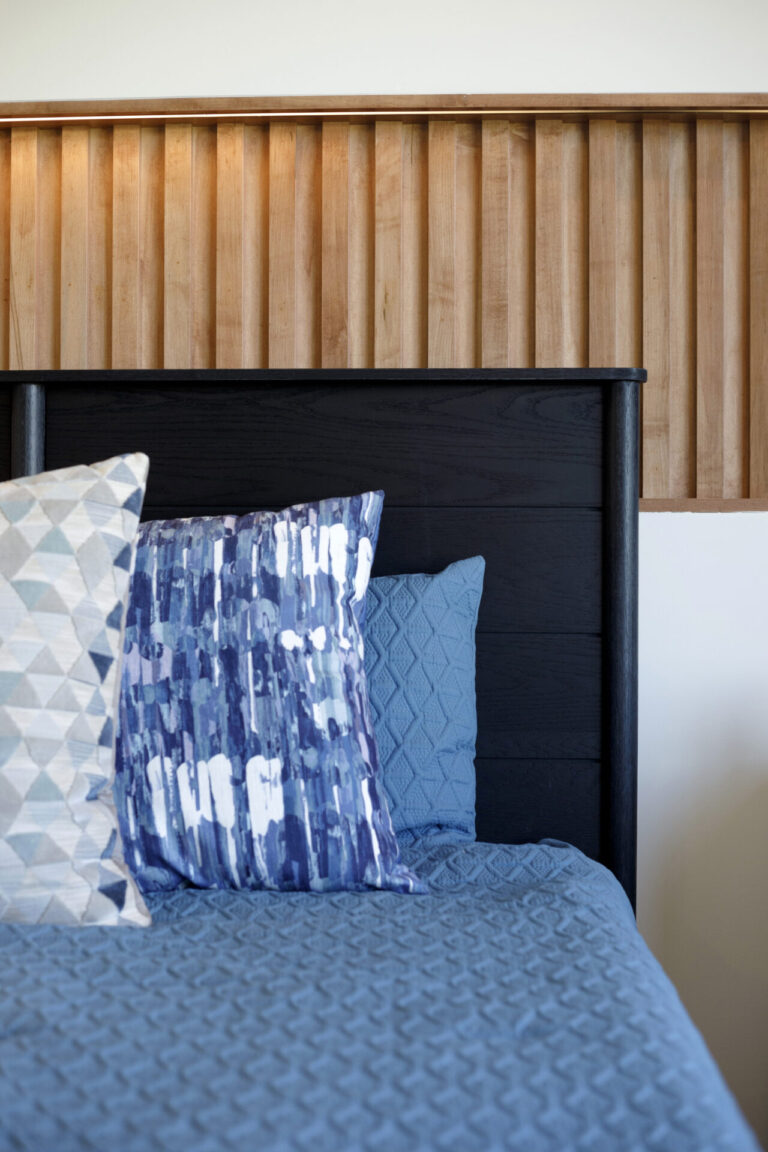 Luxurious wood accents