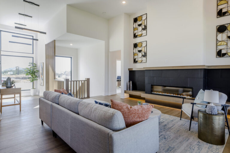 A modern living room