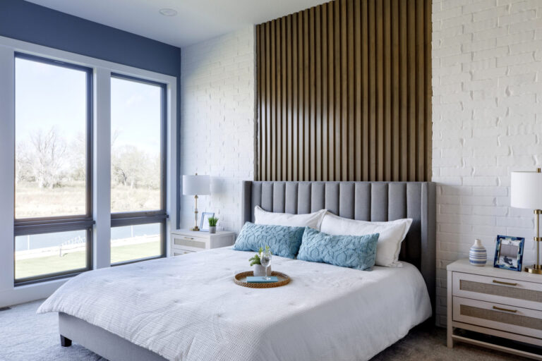 A newport home plan's master bedroom