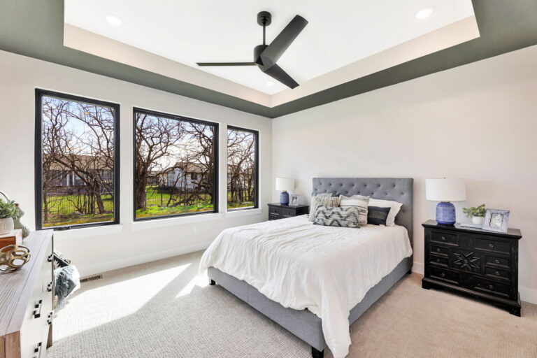 The inviting Bristol master bedroom