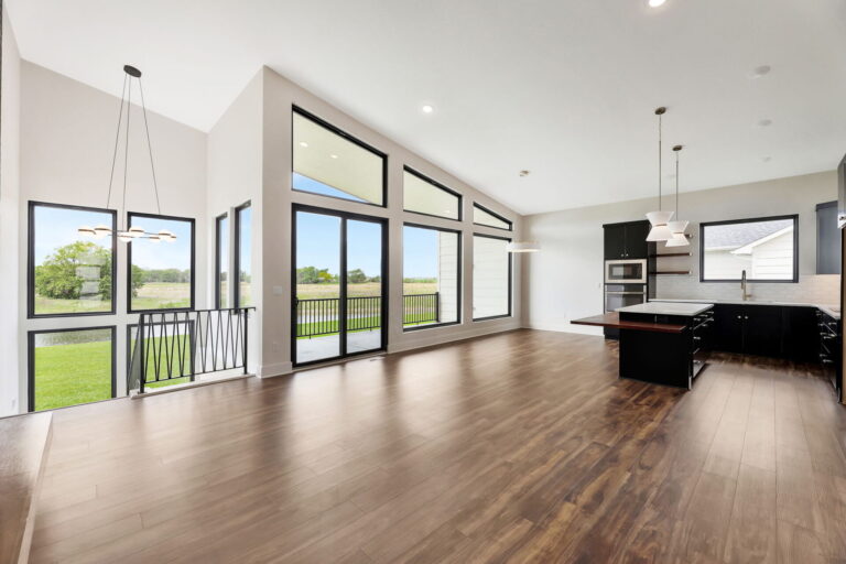 The natural lighting in a Seville custom home