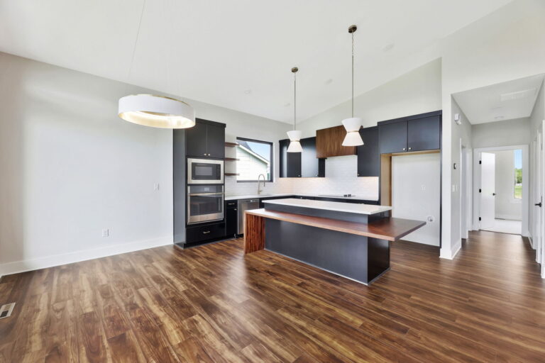 The kitchen in a Seville custom home